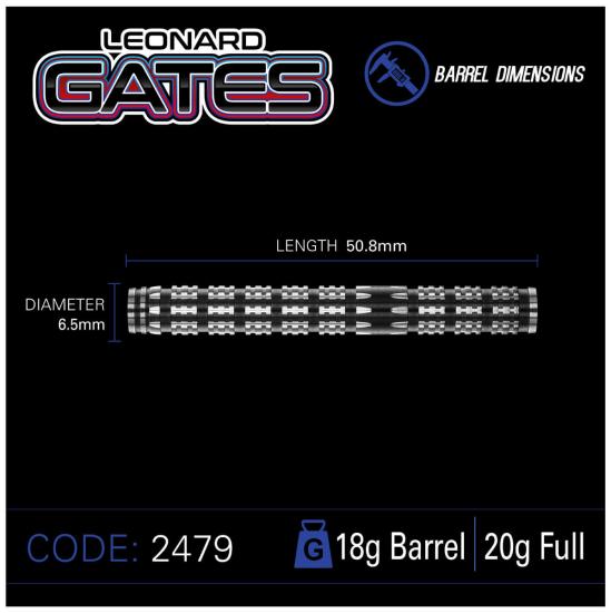 Winmau Leonard Gates 90% Tungsten Softdart 20g