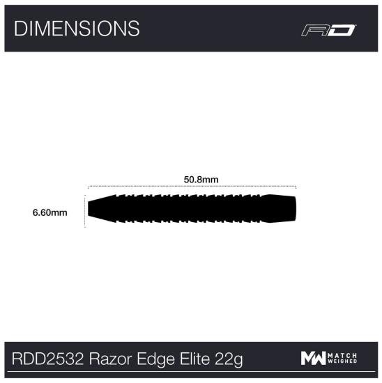 RedDragon Razor Edge Elite Steeldart 22-24-26g