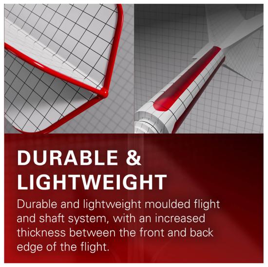 Target K-Flex No6 Luke Littler Schwarz Flight/Shaft Kombination