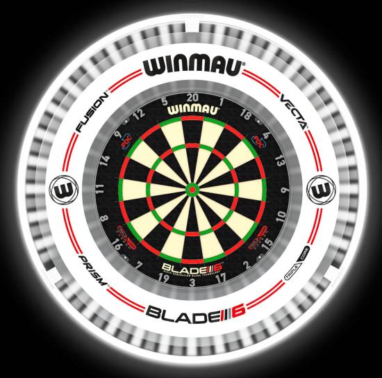 Winmau Plasma Dartboard Licht Ice 360°