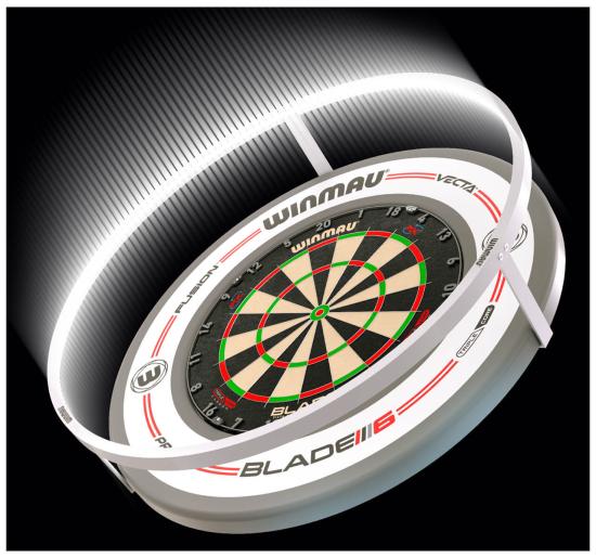 Winmau Plasma Dartboard Licht Ice 360°