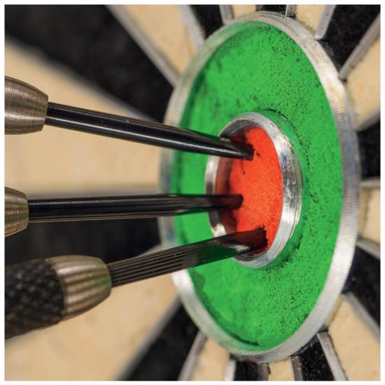Winmau Plasma Dartboard Licht Ice 360°