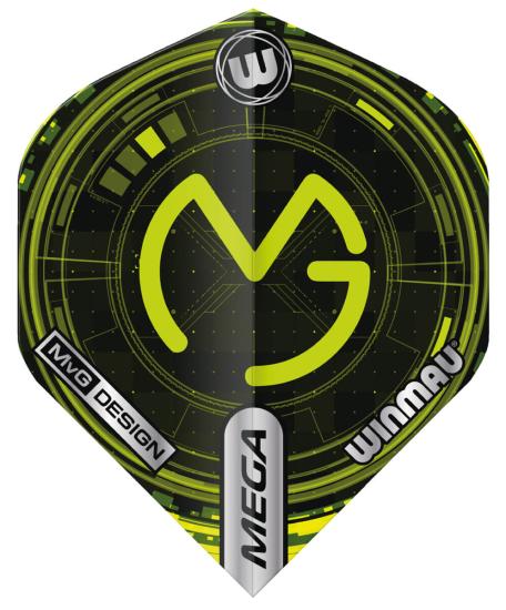 Winmau Mega Standard Flight MvG Grün