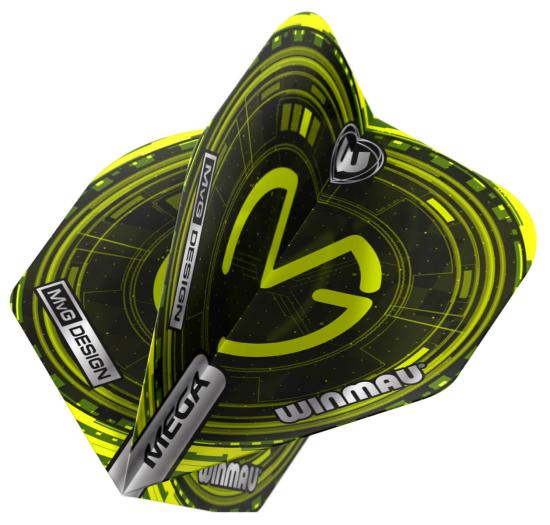 Winmau Mega Standard Flight MvG Grün