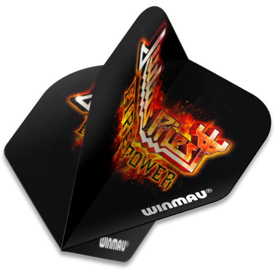 Judas Priest Flaming Logo Dart Flight