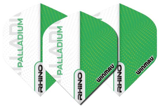 Winmau Rhino Palladium Flight Standard weiß-grün