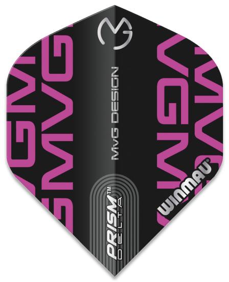 Winmau Prism Delta MvG Flight schwarz-lila