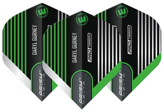 Winmau Prism Delta Flight Daryl Gurney grün