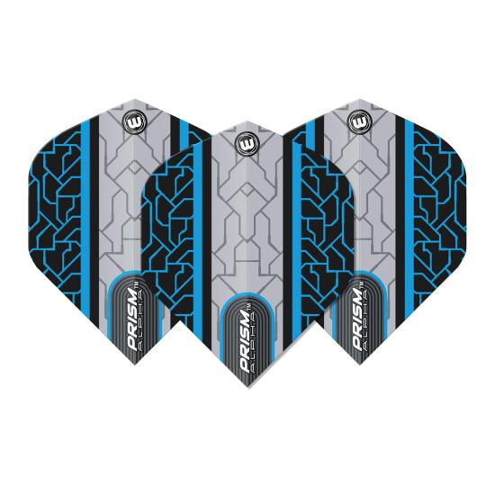 Winmau Prism Alpha Flight grau-blau