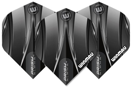 Winmau Prism Alpha Flight grau-schwarz