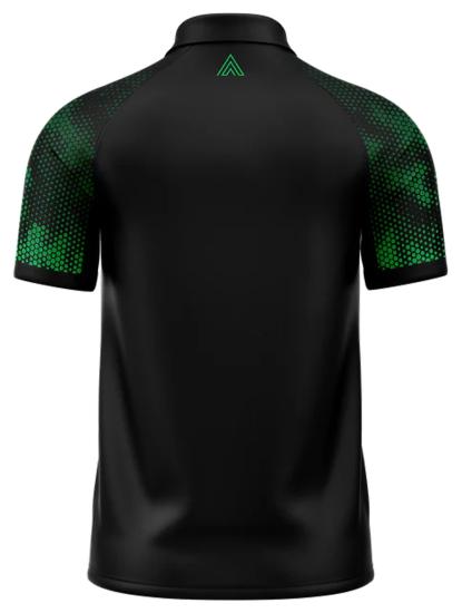 Arraz Hex Dartpolo Schwarz-Grün