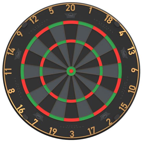 Bulls Advantage Black Dartboard 