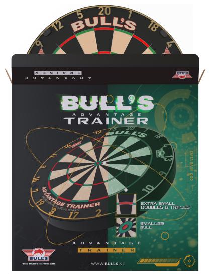 Bulls Advantage Trainer Dartboard Gold