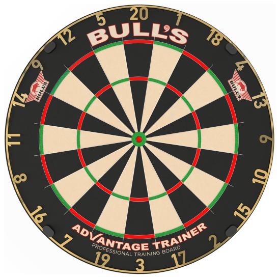 Bulls Advantage Trainer Dartboard Gold
