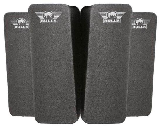 Bulls Dartboard Wedges Black Board Packer 4 Stück