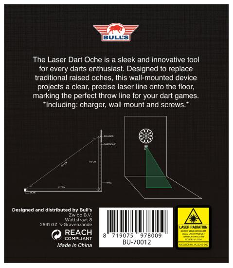 Bulls Green Laser Oche Laser Oche Abwurflinie