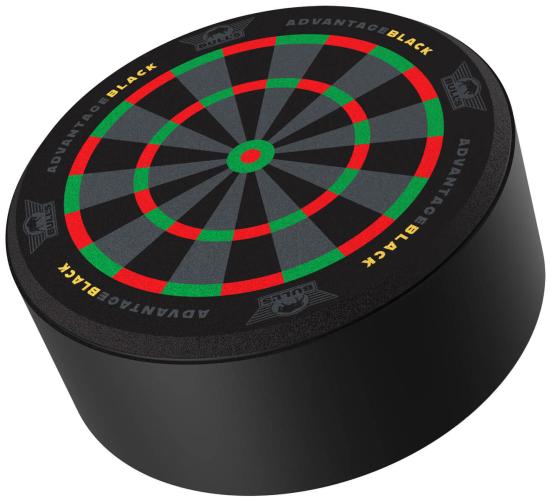 Bulls Mini Advantage Black Dartboard 10 cm Aussteller für Darts