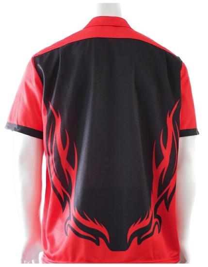 Darthemd Tribal schwarz-rot