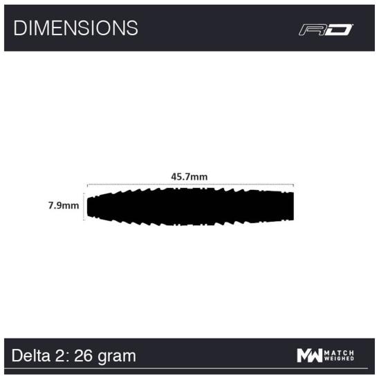 RedDragon Delta 2 Steeldart 24-26g