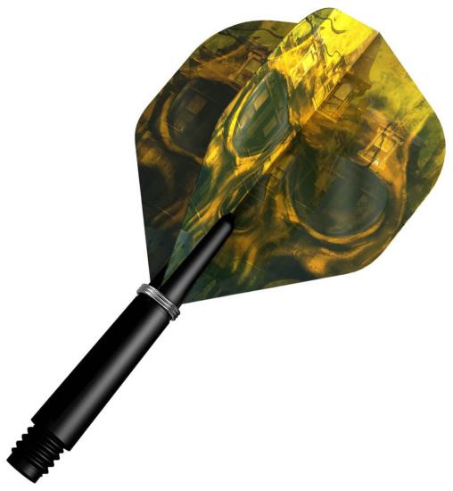 Designa Horror Show Dart Flights - No2 - Std - Haunted House
