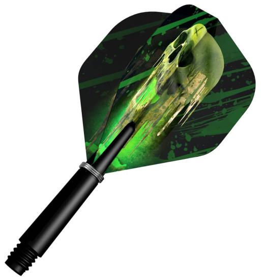 Designa Horror Show Dart Flights - No2 - Std - Melting Skull