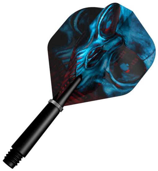 Designa Horror Show Dart Flights - No2 - Std - Zombie Skull