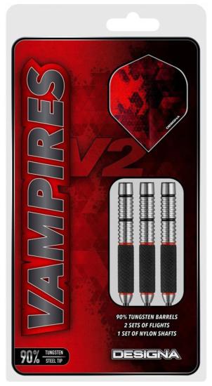 Designa Vampires V2 M3 90% Tungsten Steeldart 23-25-27g
