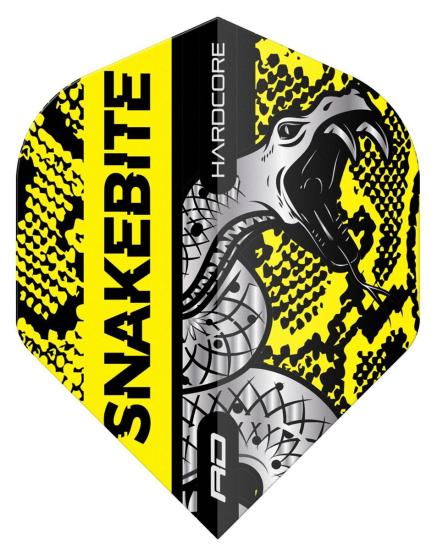 Snakebite Flights Schwarz - Gelb - Silber
