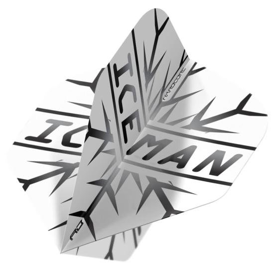 RedDragon Gerwyn Price - Iceman Dart Flights Grau Snowflake