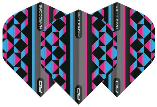 RedDragon Hardcore Radical Pink-Blau-Schwarz Geo Flight
