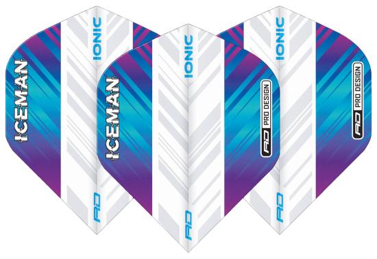 RedDragon Hardcore Ionic Gerwyn Price Rainbow-Weiß Flight