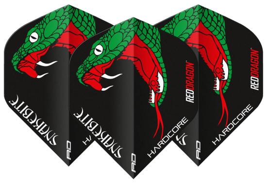 RedDragon Yin Yang Snakebite Flight Schwarz-Weiß