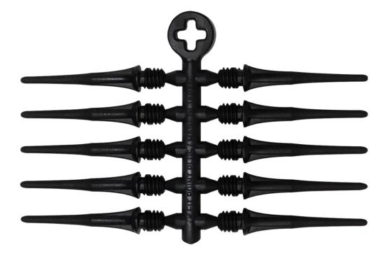 Cosmo Fit Point Plus 2 60 Stück Schwarz