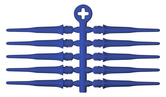 Cosmo Fit Point Plus 2 60 Stück Blau
