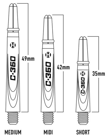 Harrows Carbon 360 Shaft Gelb