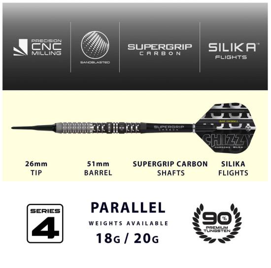 Harrows Chizzy 90% Serie 4 Softdart 18-20g