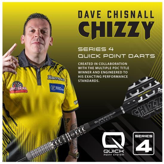 Harrows Chizzy 90% Serie 4 Steeldart 22-23-24-26g