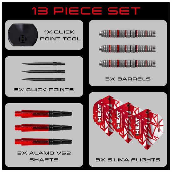 Harrows Damon Heta Serie 4 90% Steeldart 21-23-24-25g