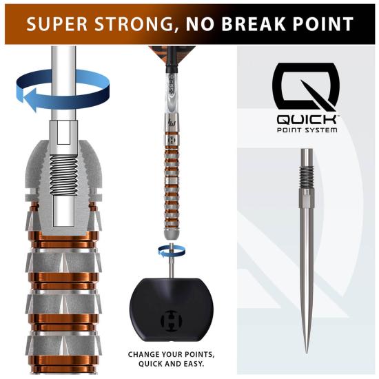 Harrows Luke Woodhouse 90% Serie 3 Steeldart 21-23-25g