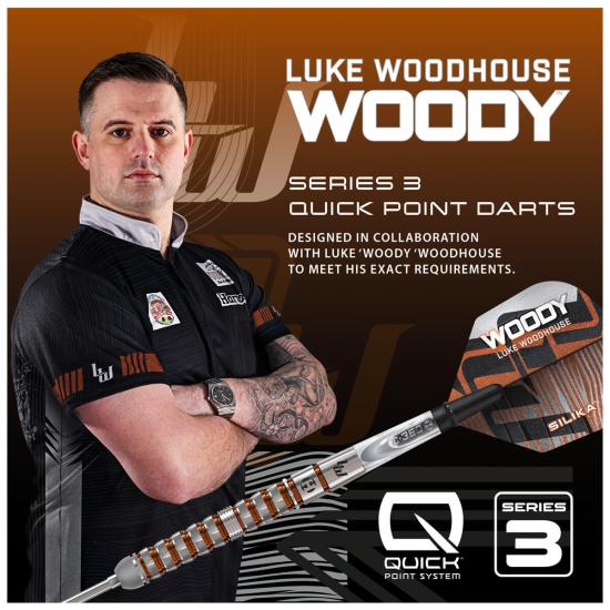 Harrows Luke Woodhouse 90% Serie 3 Steeldart 23 g