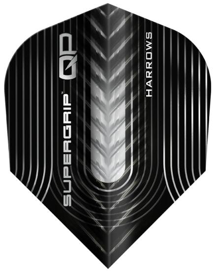 Harrows Supergrip Black QP Flight