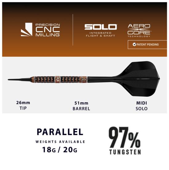 Harrows Wolfram Trinity 97% Softdart 18-20g
