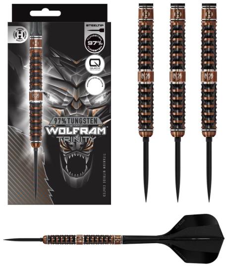 Harrows Wolfram Trinity 97% Steeldart 21-22-23-24-25-26g