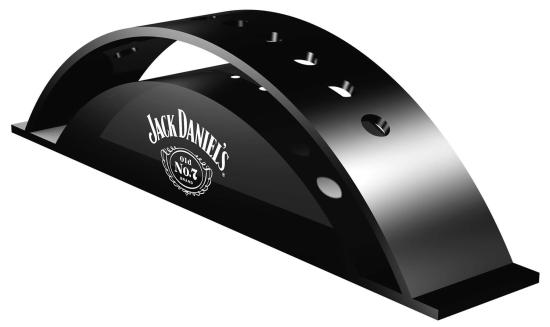 Jack Daniels Arc 9 Darts Display