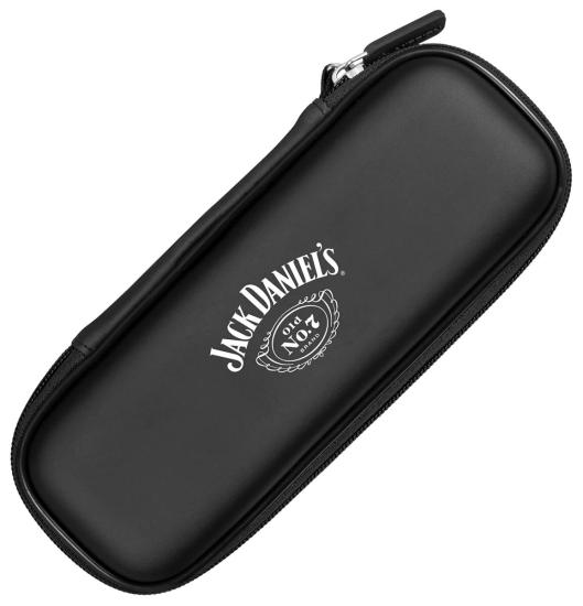 Jack Daniels Slim Darts Case Schwarz Jack Daniels Design