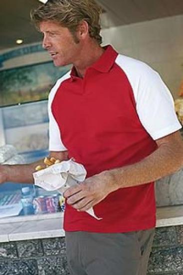 Kariban Polo 226 rot-weiß