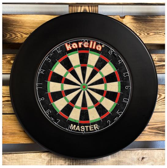 Karella Dartboard Surround PU Schwarz
