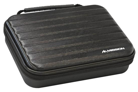 Mission ABS4 Darts Case Metallic Schwarz