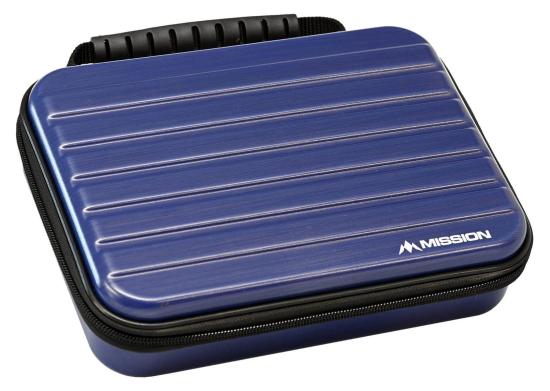 Mission ABS4 Darts Case Metallic Dunkel Blau