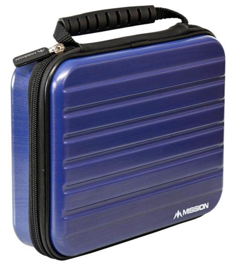 Mission ABS4 Darts Case Metallic Dunkel Blau